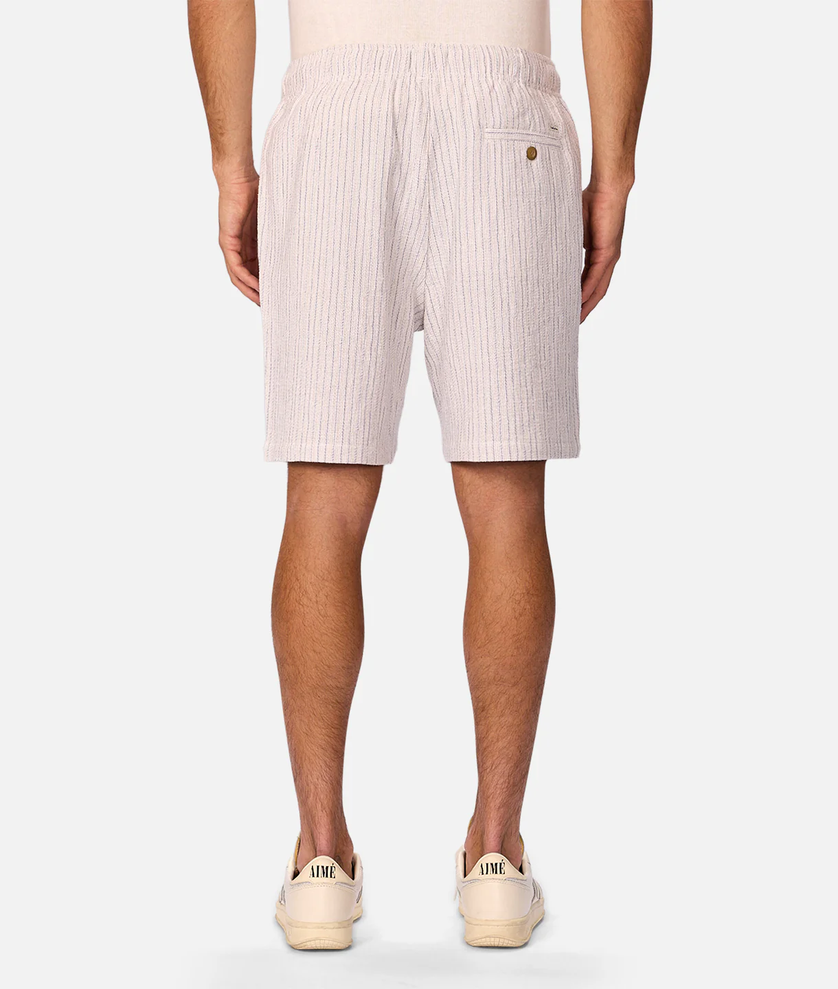The Frescati Short - Off White / Blue Grey