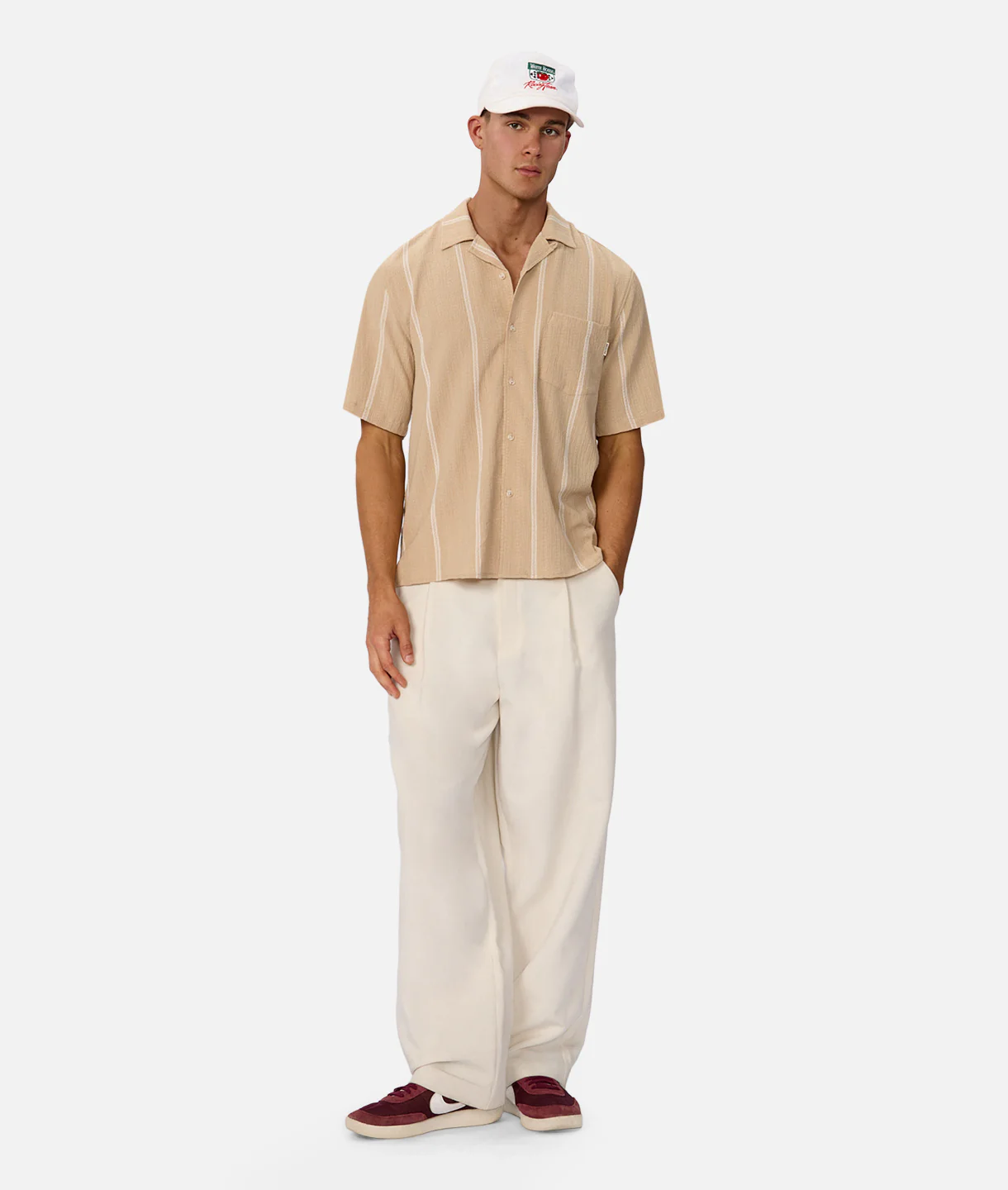 The Fullerton Short Sleeve Shirt - Saffron White