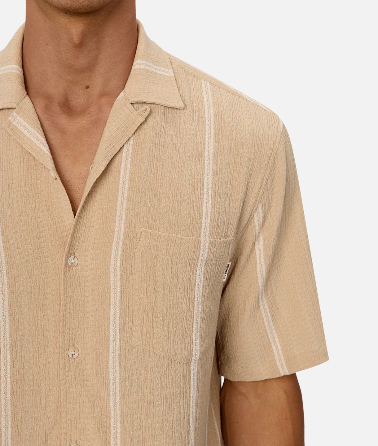 The Fullerton Short Sleeve Shirt - Saffron White