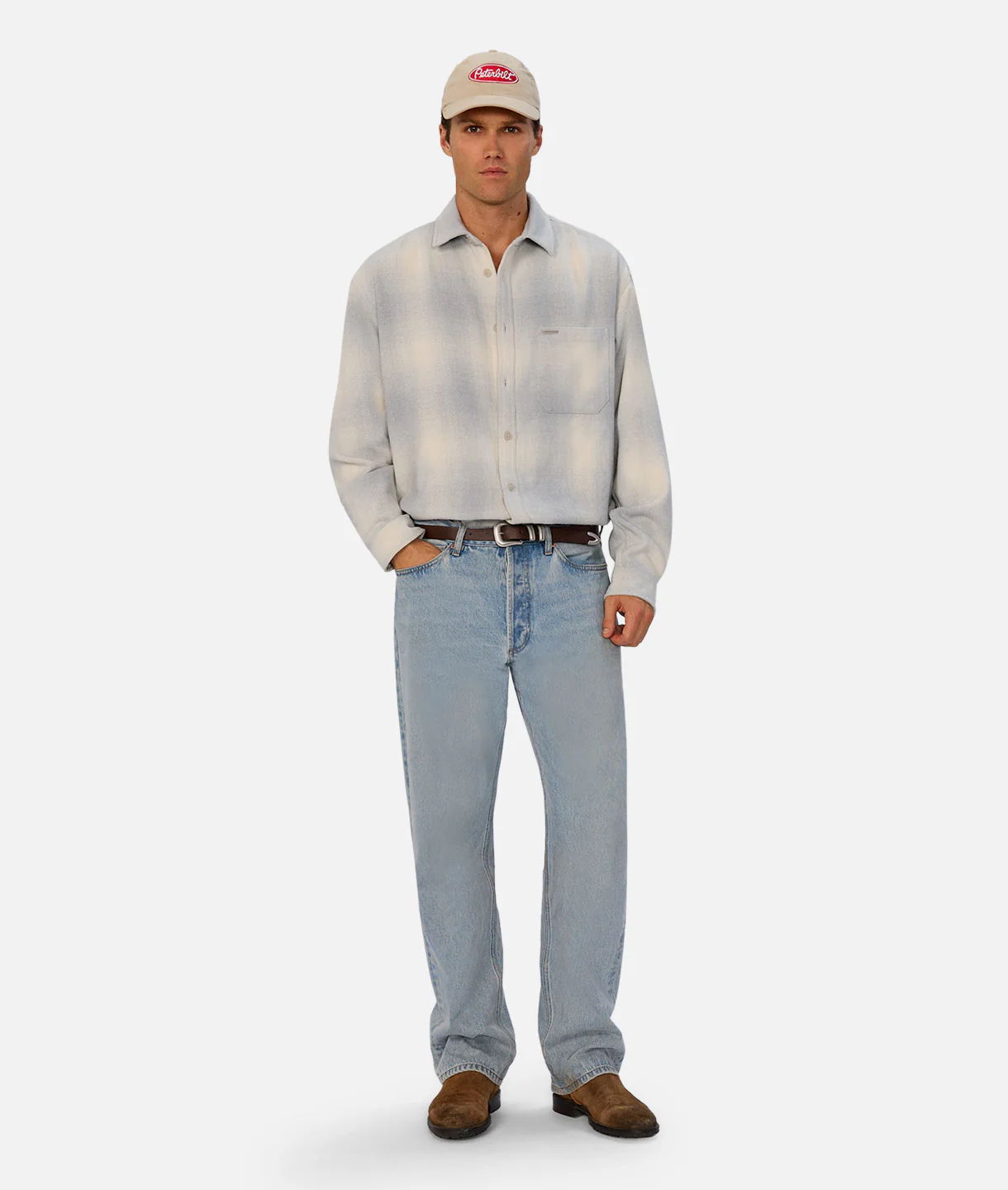 The Highland Long Sleeve Shirt - Grey Combo