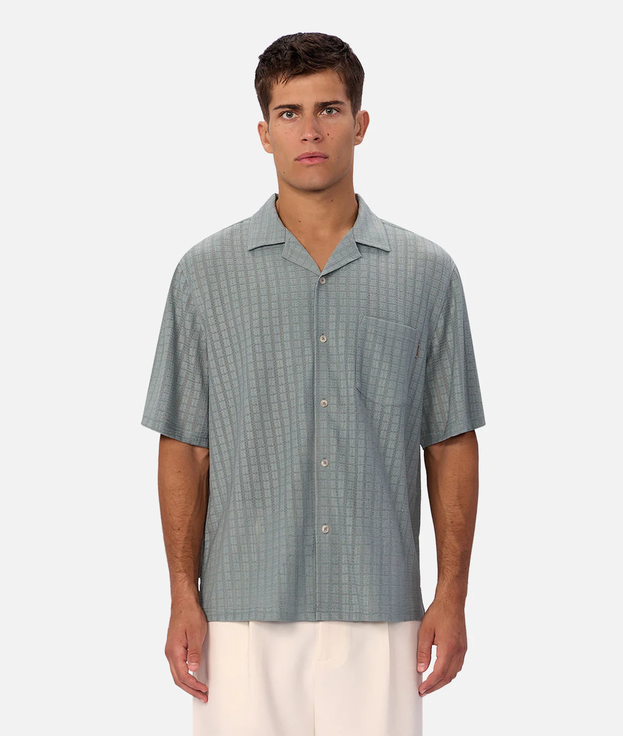 The Highridge Short Sleeve Shirt - Ocean