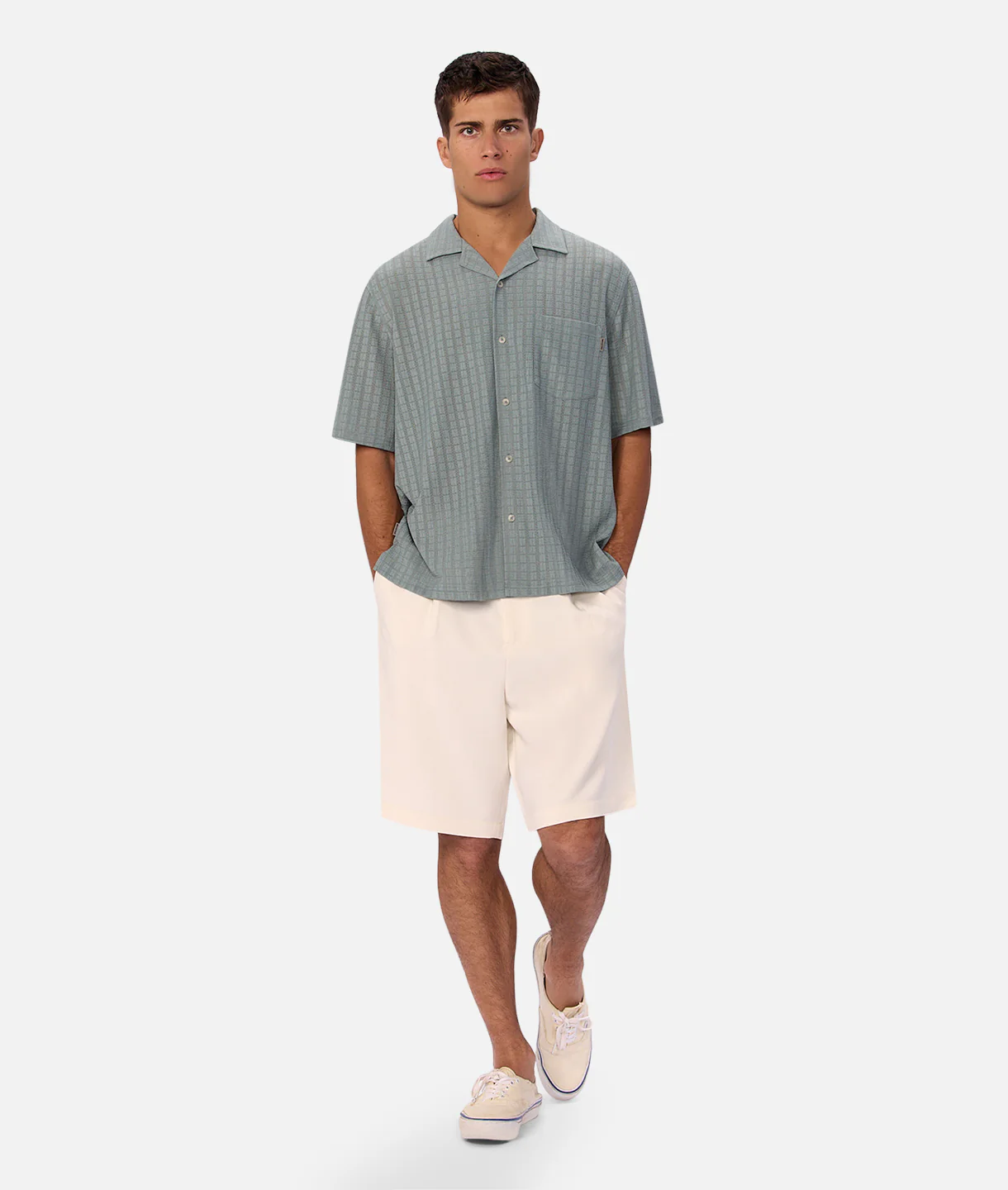 The Highridge Short Sleeve Shirt - Ocean