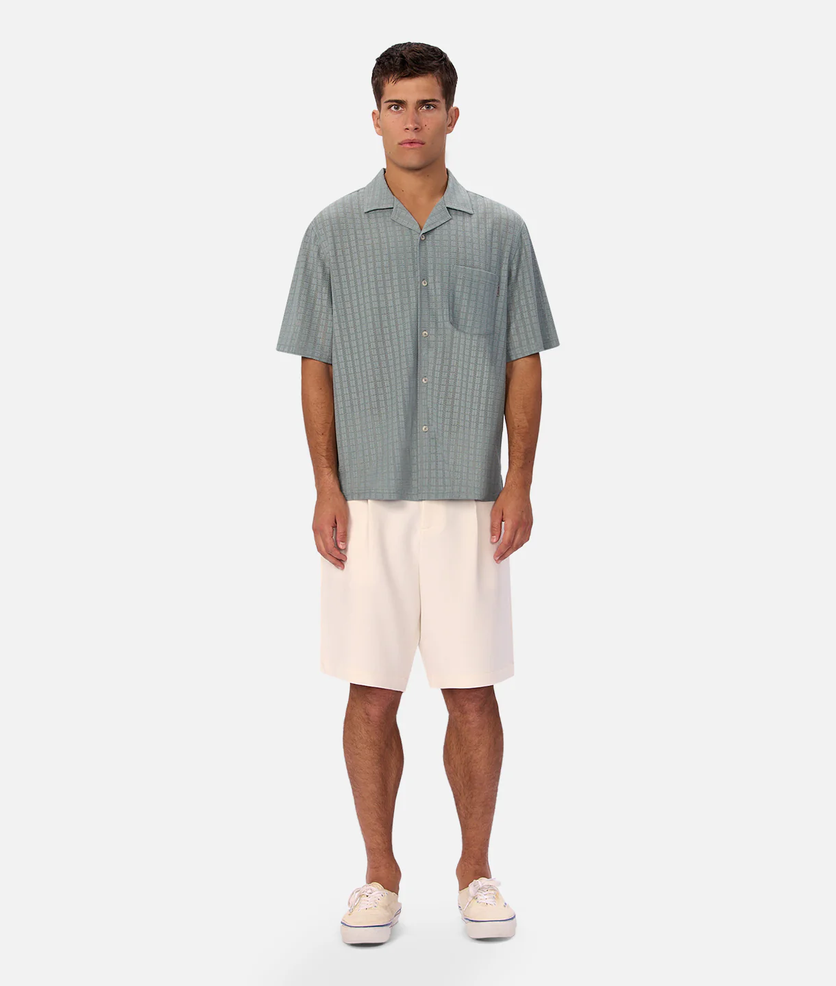 The Highridge Short Sleeve Shirt - Ocean