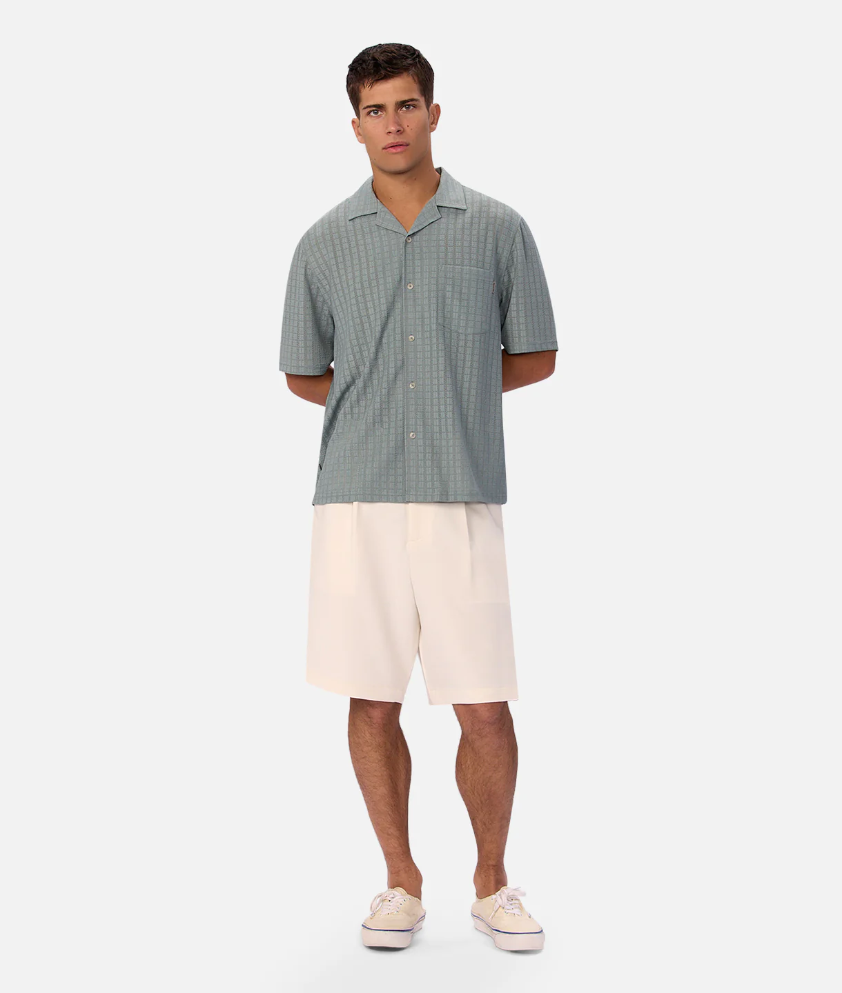The Highridge Short Sleeve Shirt - Ocean