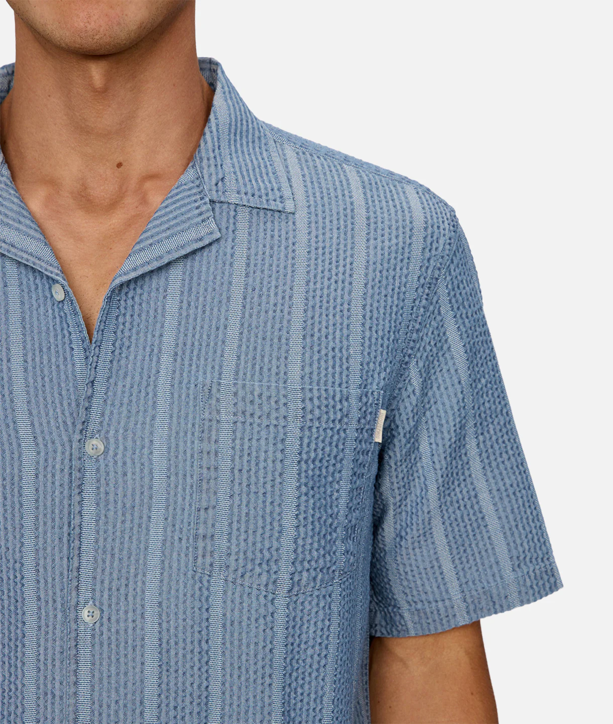 The Kimridge Short Sleeve Shirt - Indigo