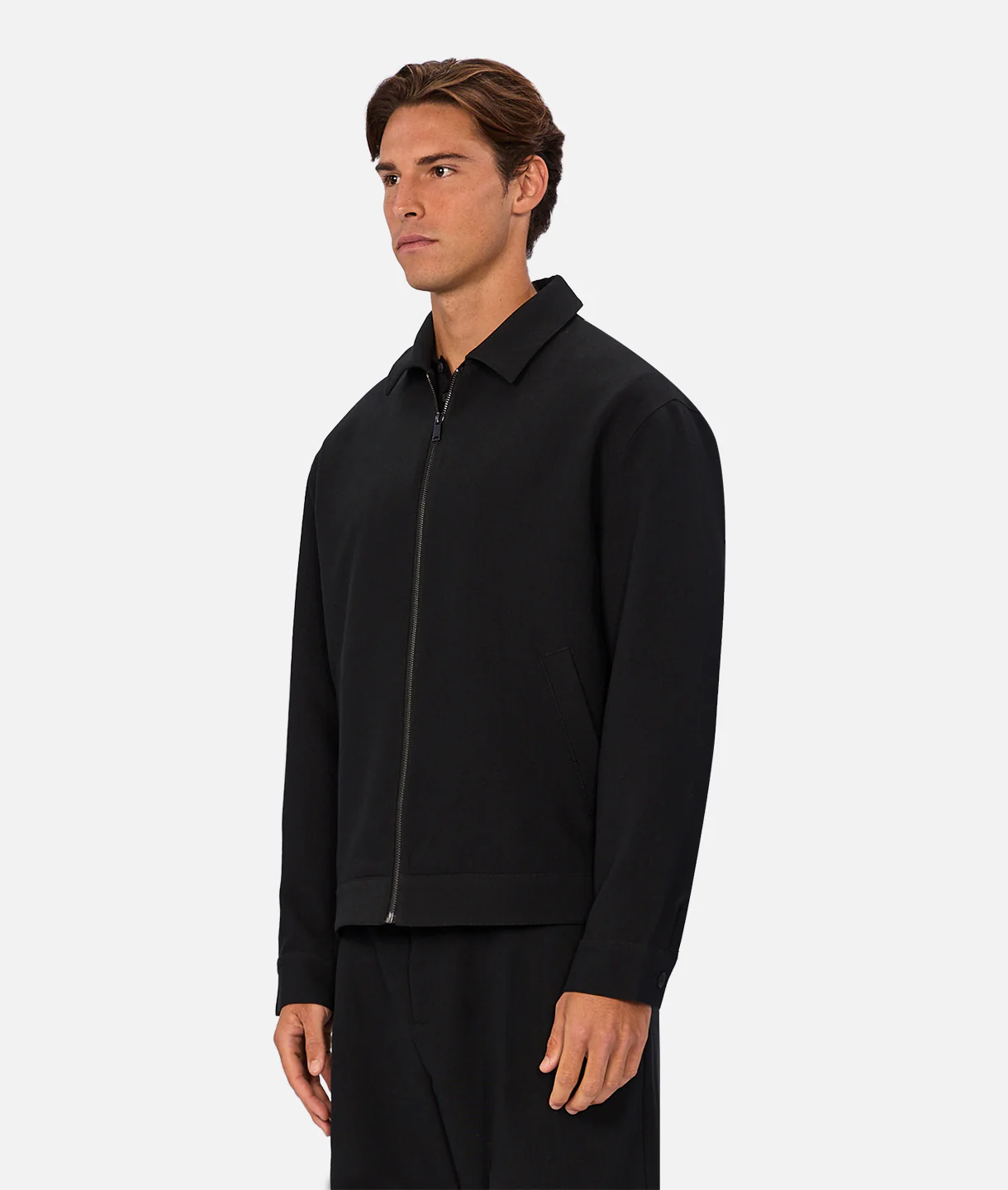 The Light Weight Lusso Bomber Jacket - Black