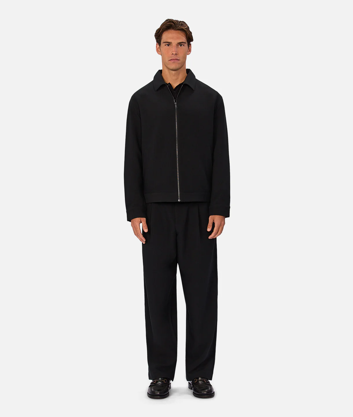 The Light Weight Lusso Bomber Jacket - Black