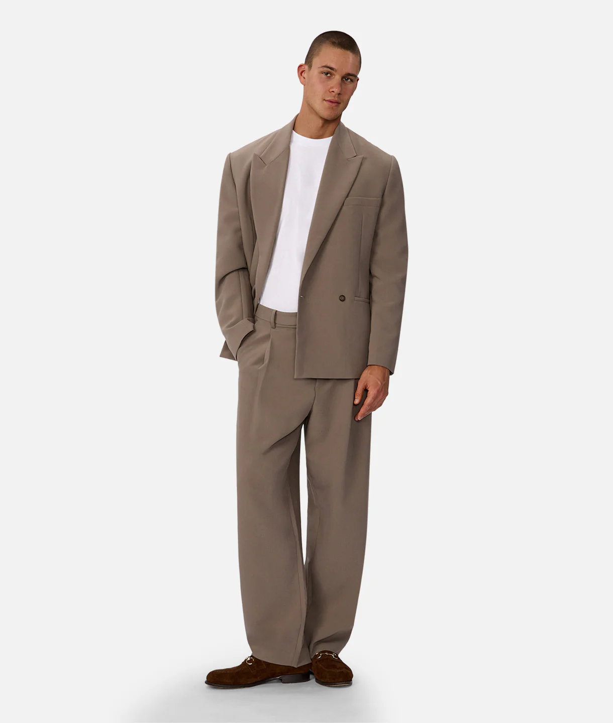 The Lightweight Lusso Blazer - Taupe 25