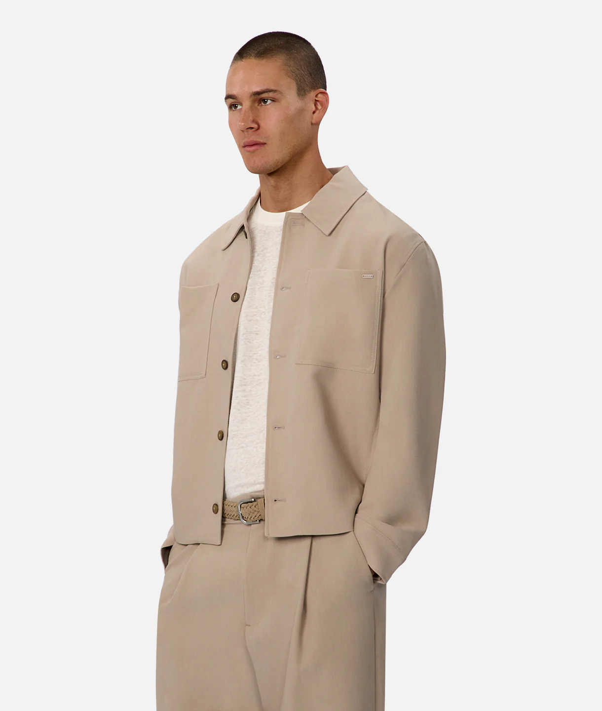 The Lightweight Lusso Jacket - Stone