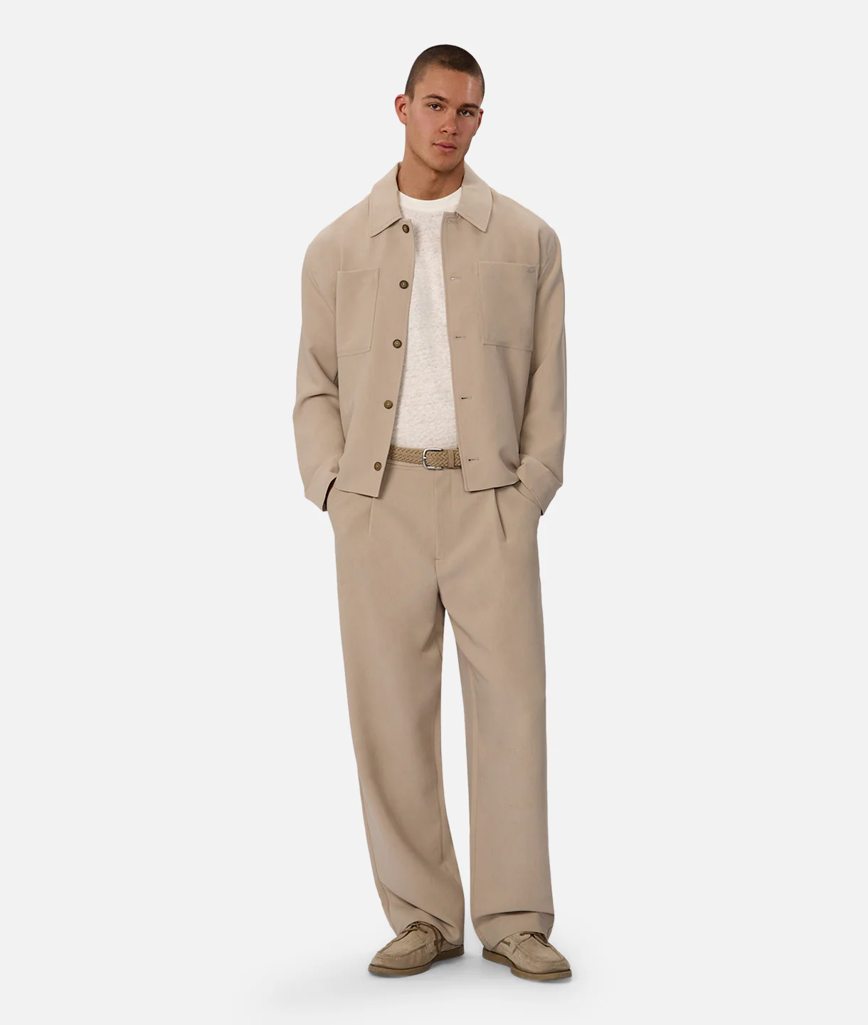 The Lightweight Lusso Jacket - Stone