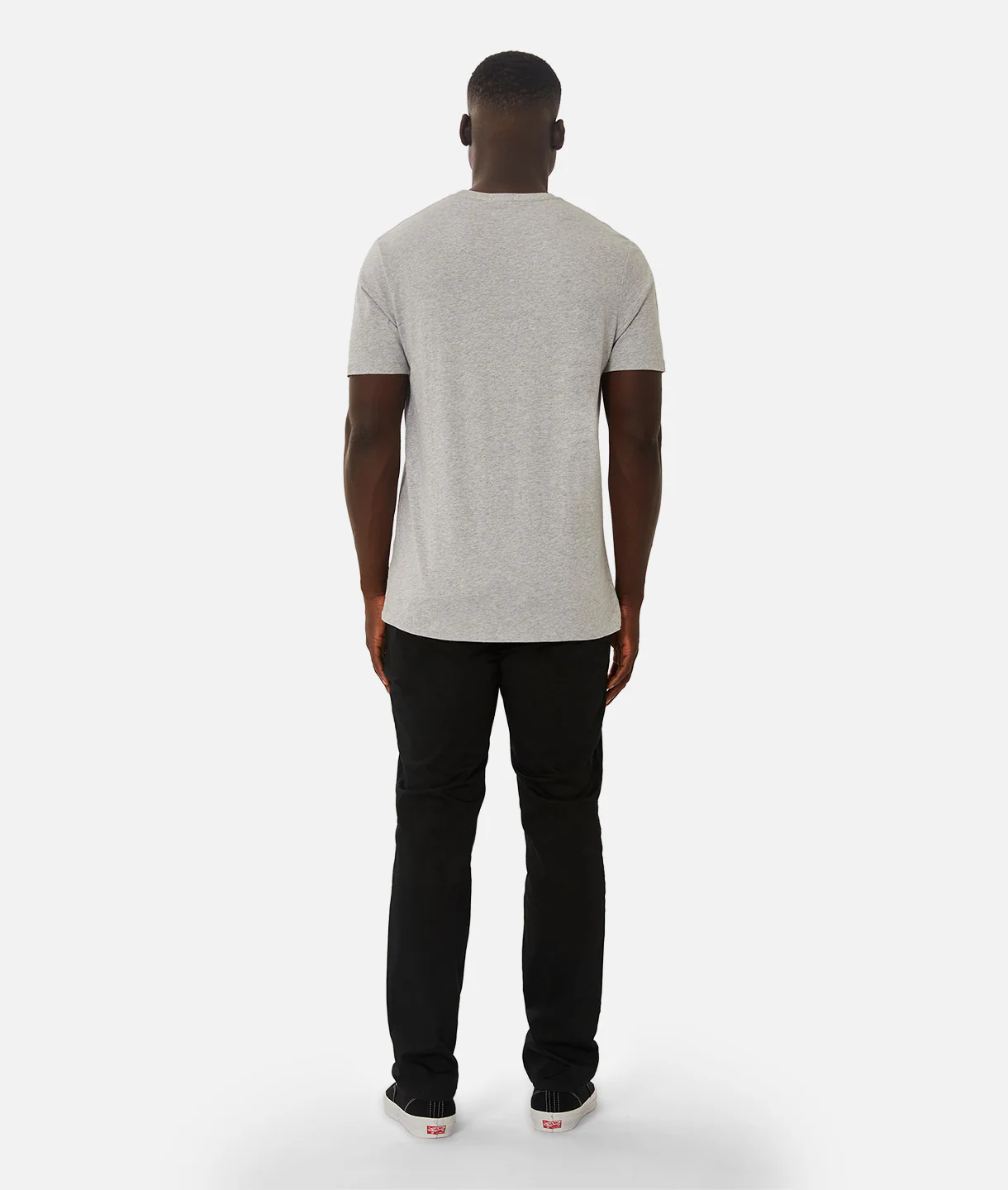 The Basic Crew Neck T-Shirt - Lt Grey Marle