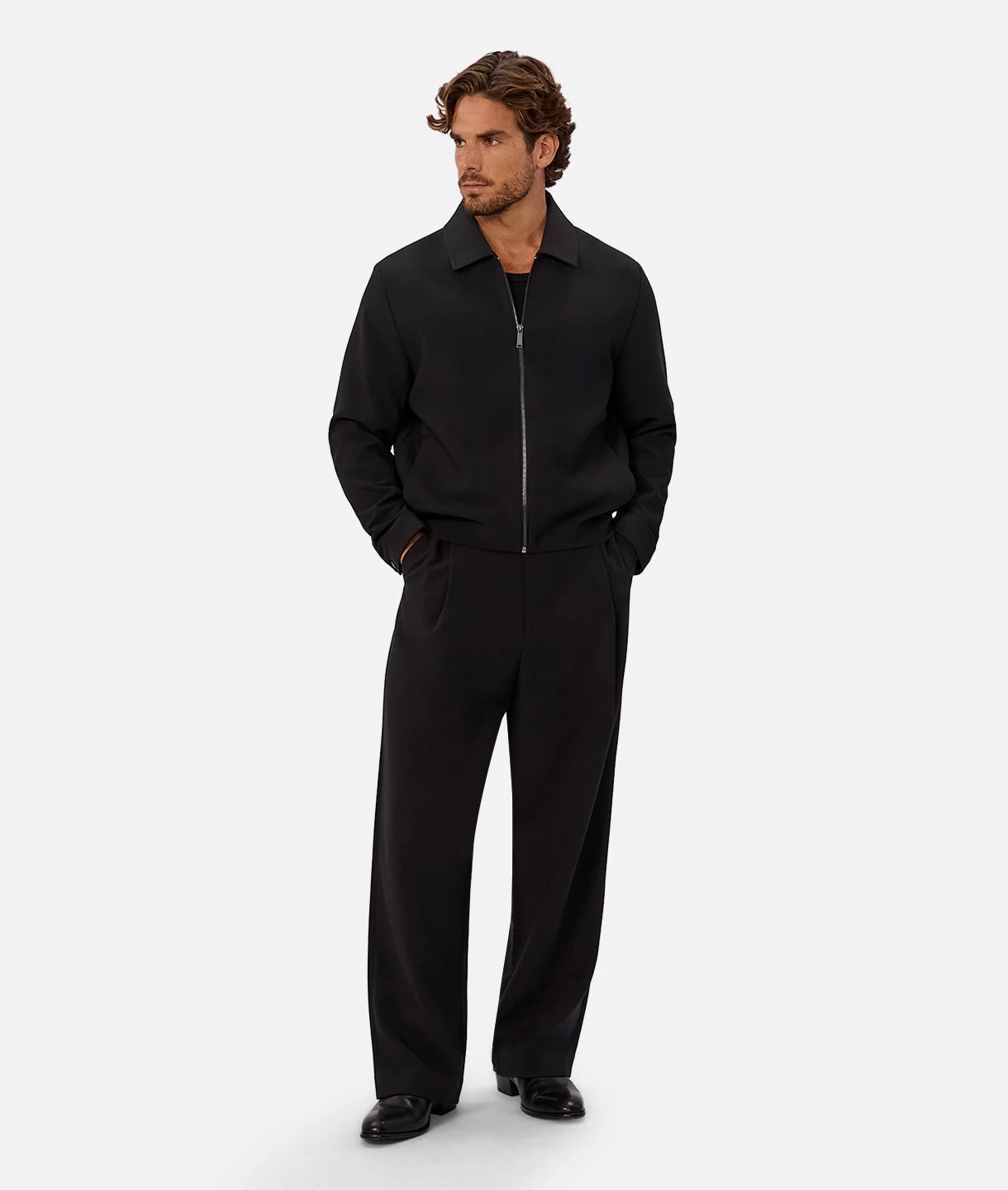 The Lusso Bomber Jacket - Black
