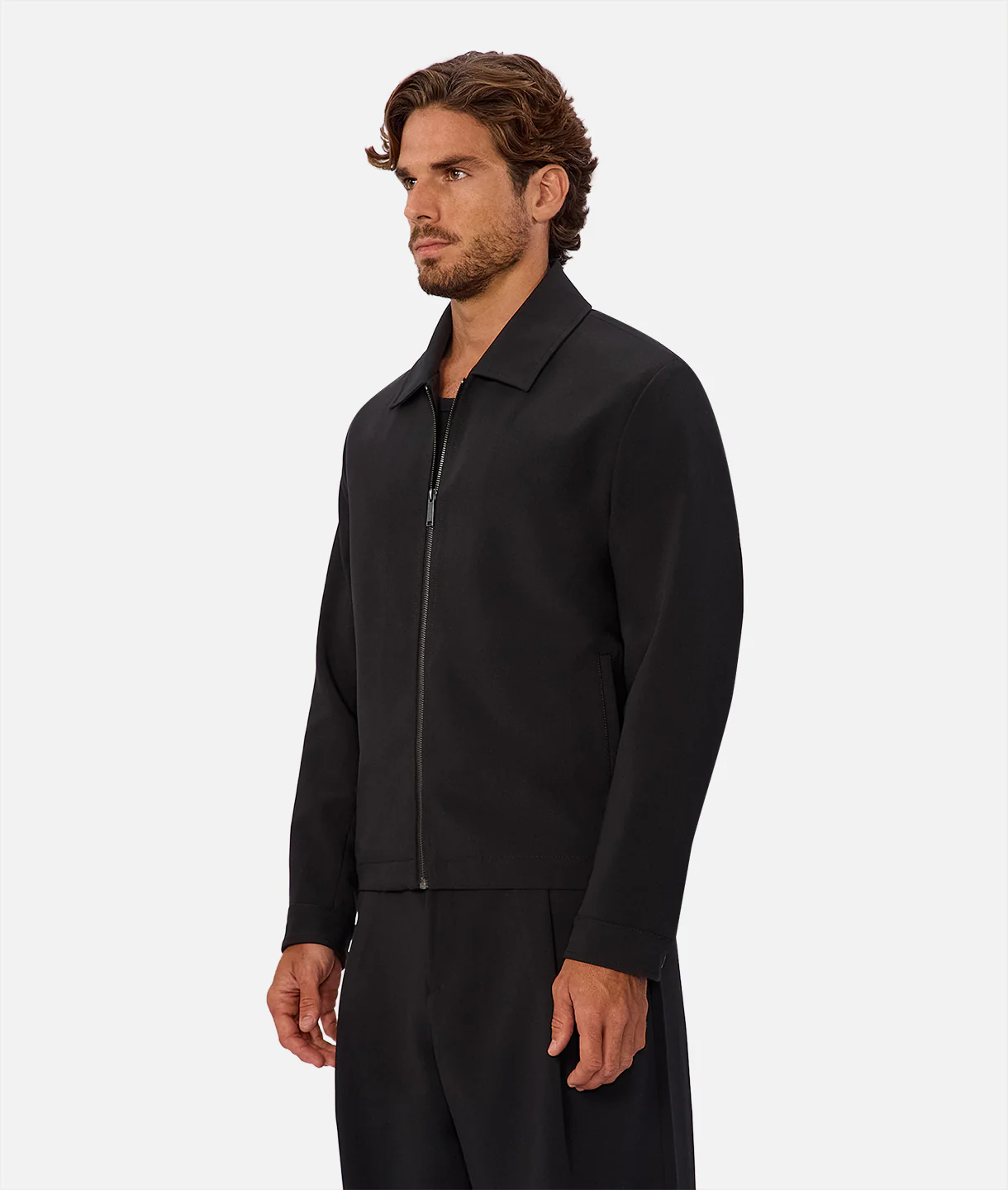 The Lusso Bomber Jacket - Black
