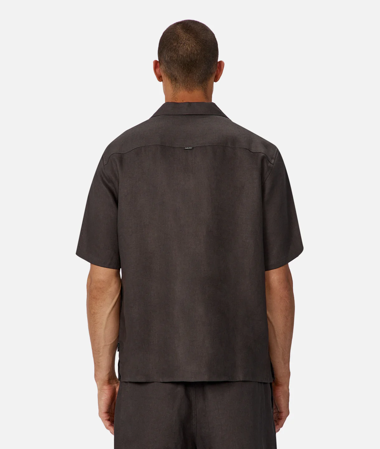 The Lusso Linen Short Sleeve Shirt - Cocoa