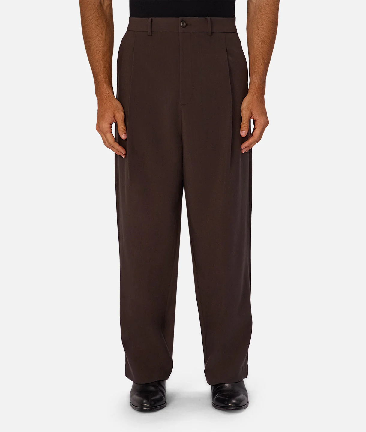 The Lusso Pant - Dark Aubergine