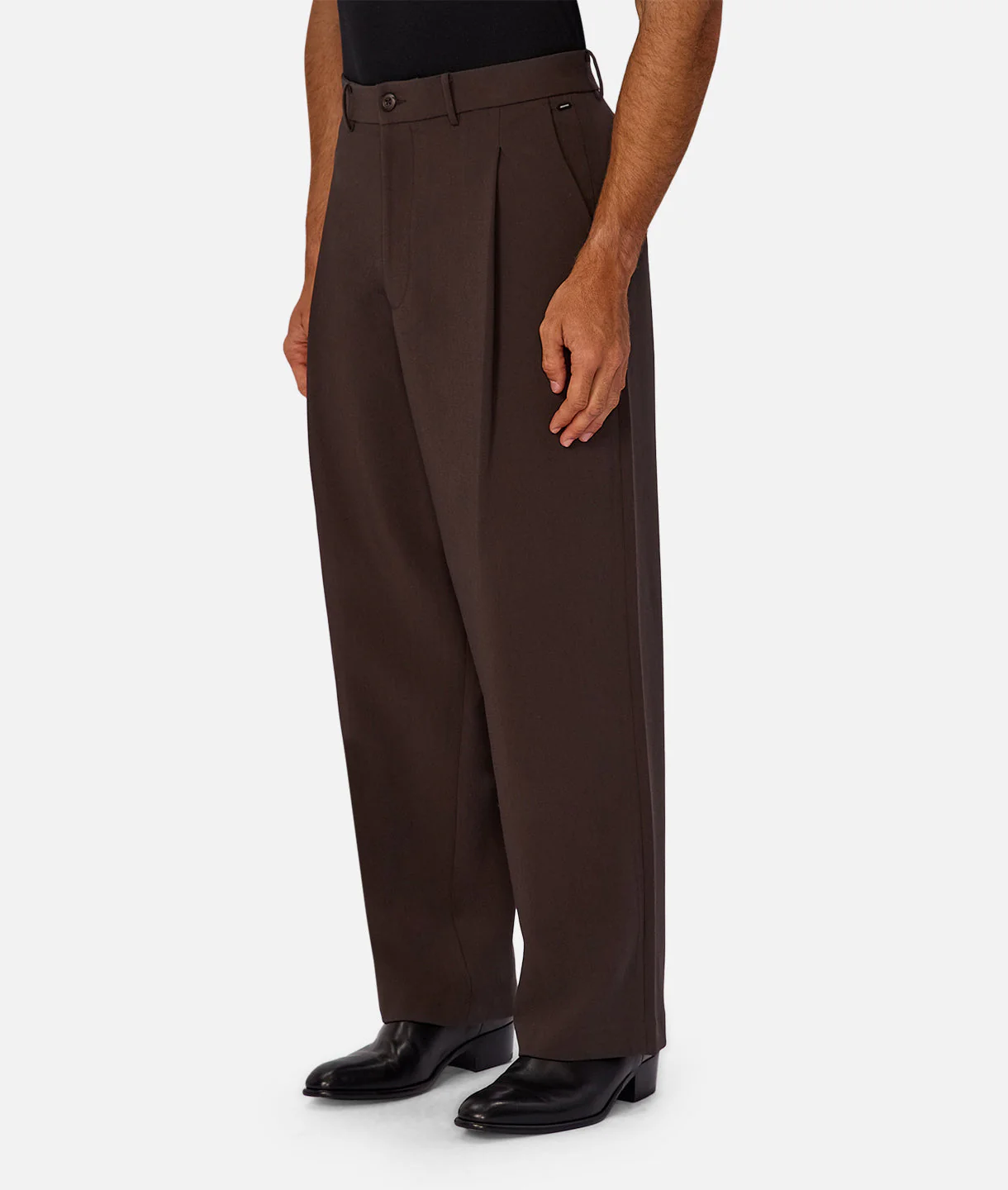 The Lusso Pant - Dark Aubergine
