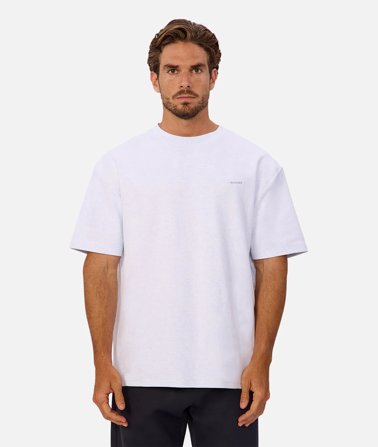 The Newport T-Shirt - Lt Blue Marle