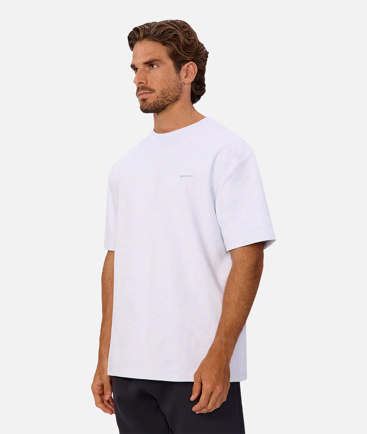 The Newport T-Shirt - Lt Blue Marle