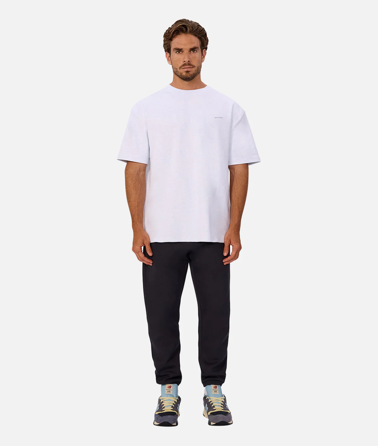 The Newport T-Shirt - Lt Blue Marle