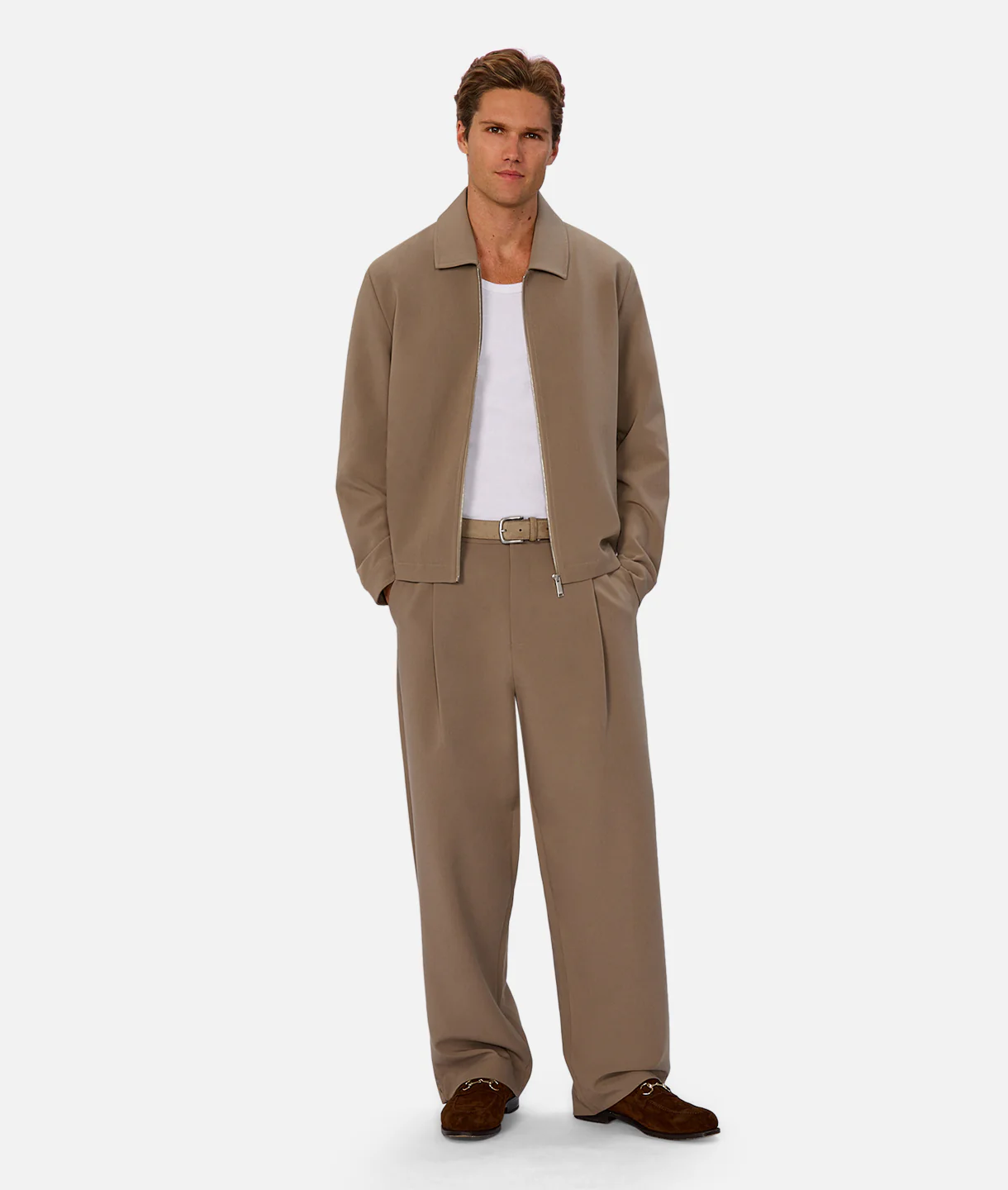 The Lusso Pant - Sandrift