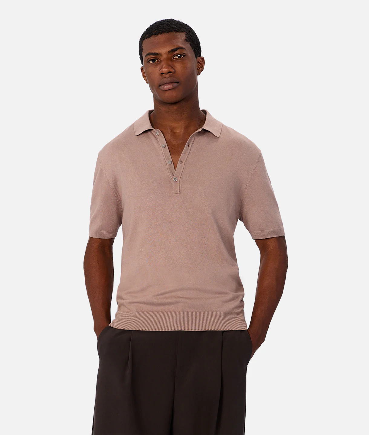 The Lusso Polo - Almond