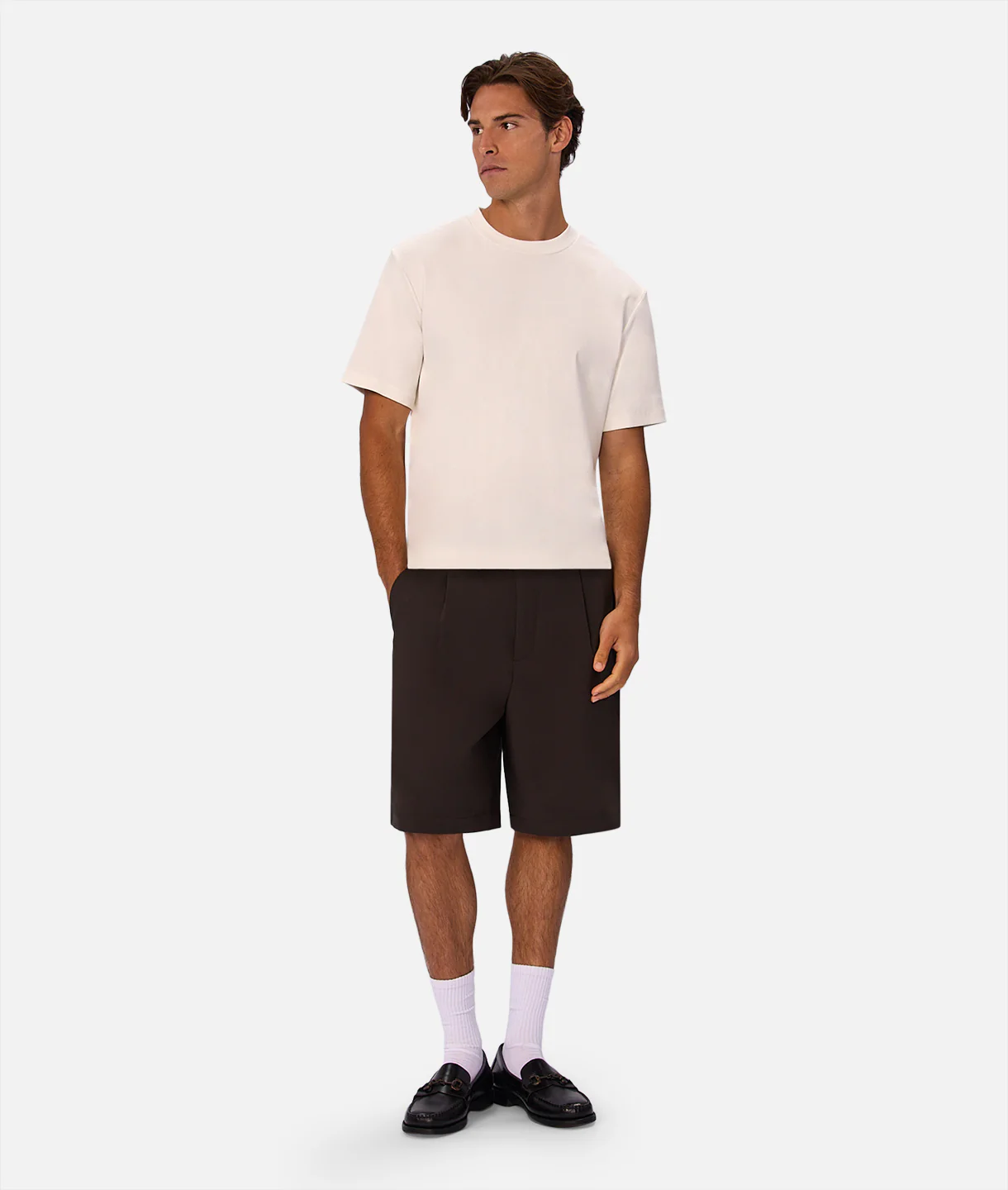 The Lusso Short - Dark Aubergine