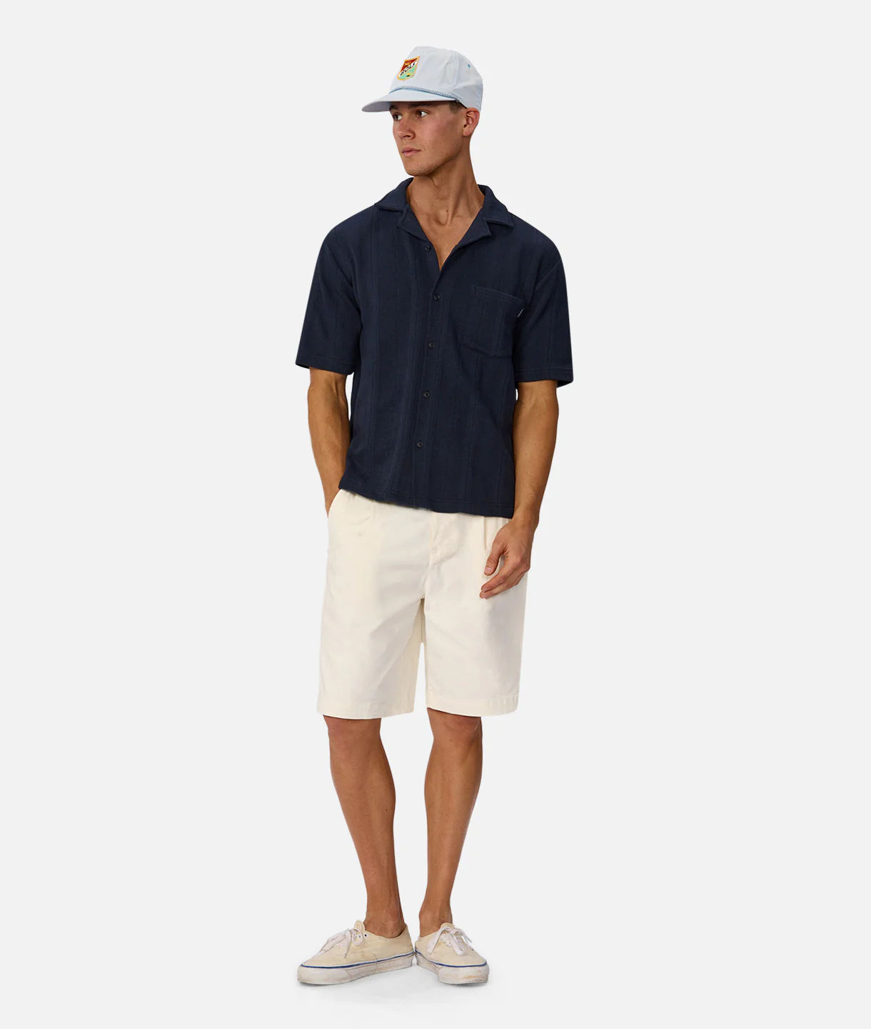 The Malaga Short Sleeve Shirt - New Navy