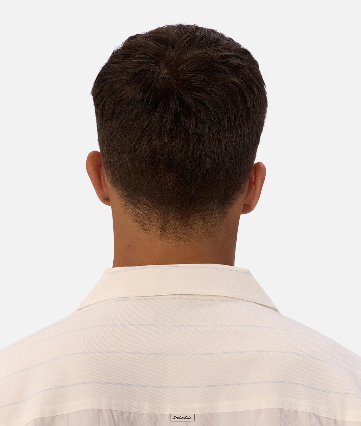 The Malibu Short Sleeve Shirt - Cream / Lt Blue