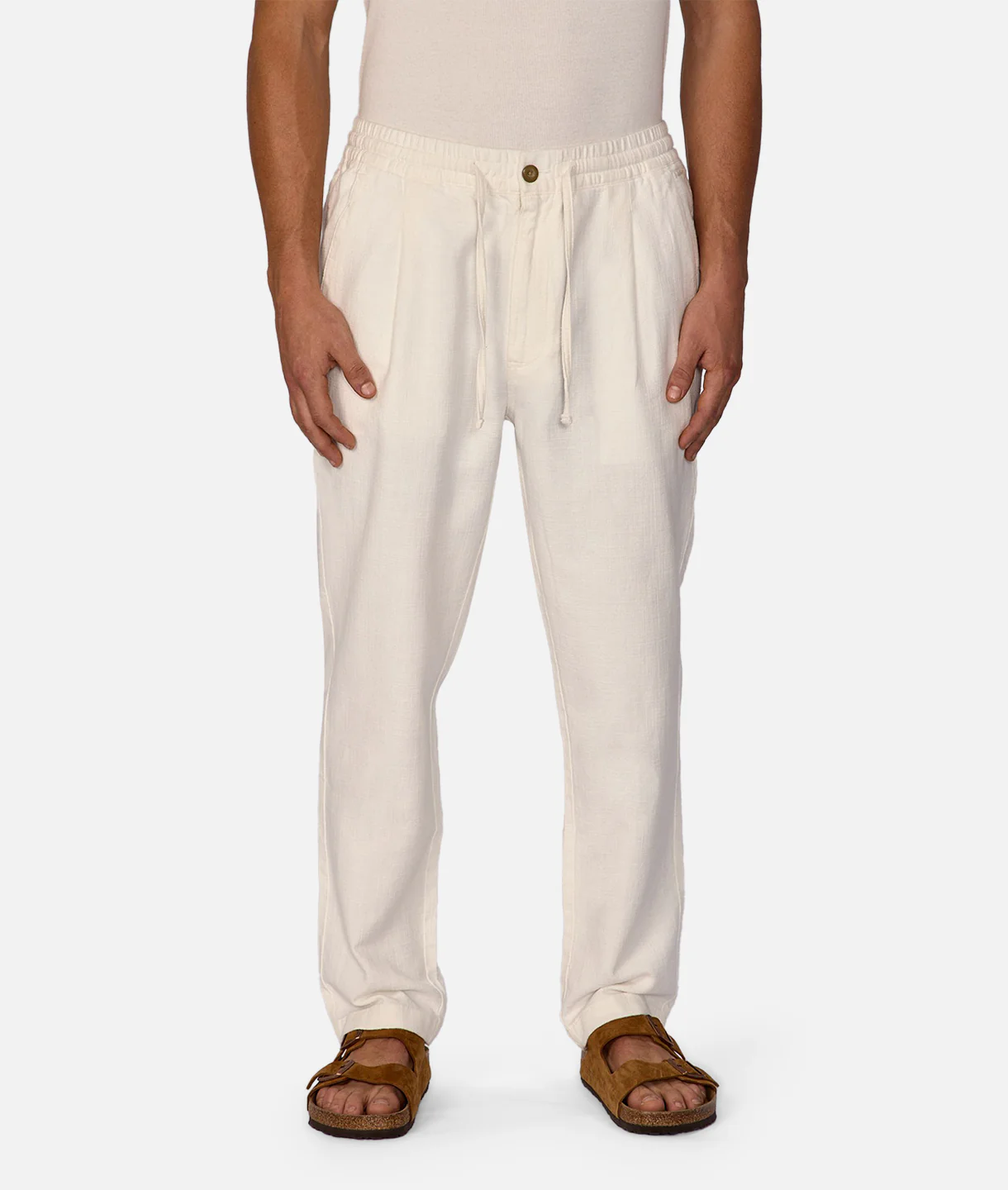 The Mallorca Pant - Ivory