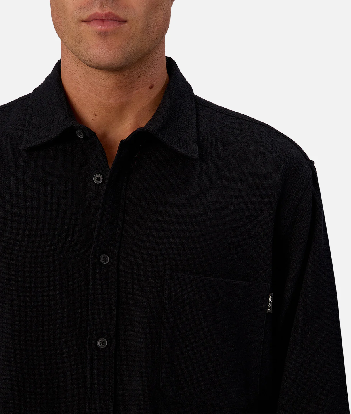 The Marbella Long Sleeve Shirt - Black