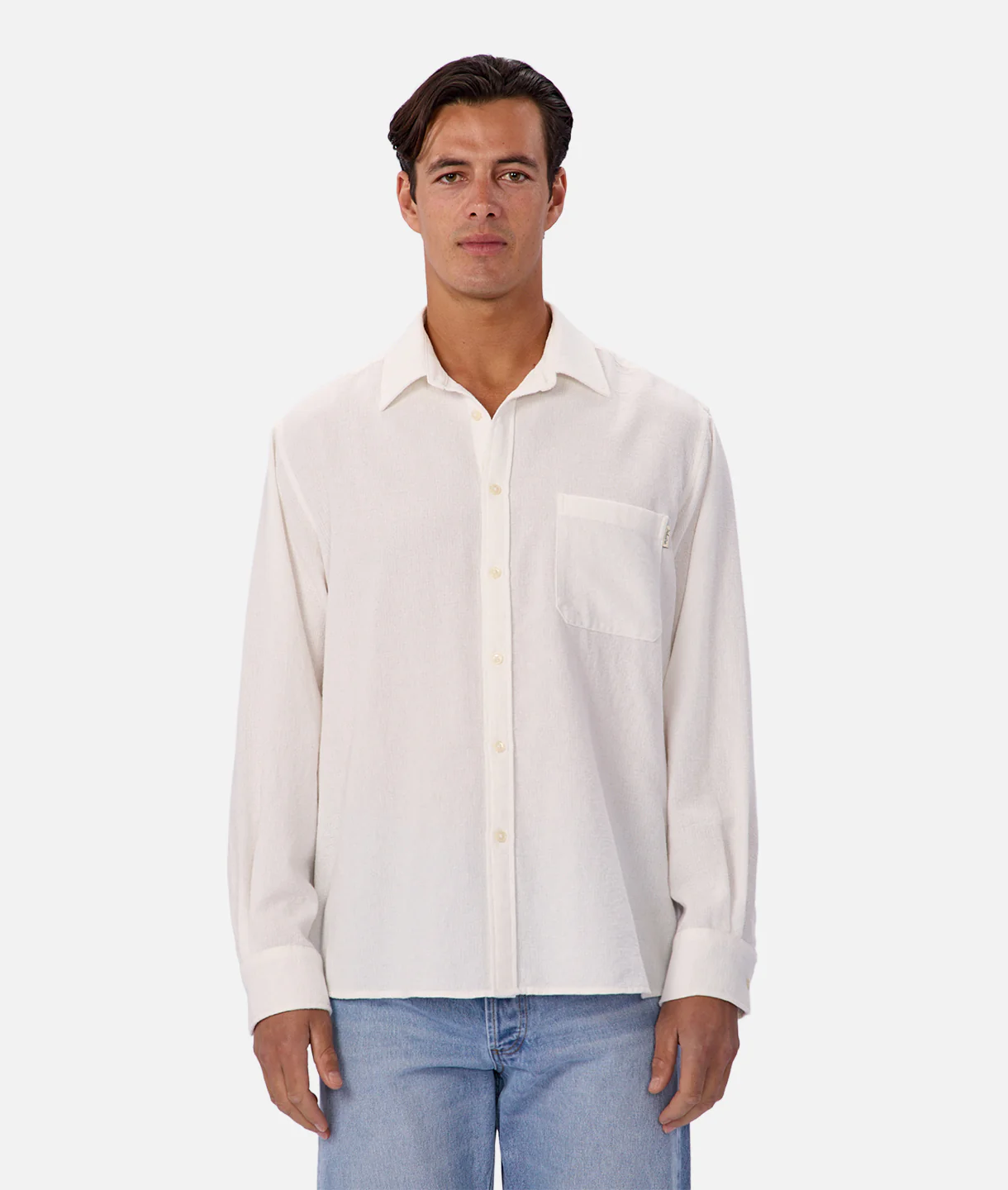 The Marbella Long Sleeve Shirt - Cream