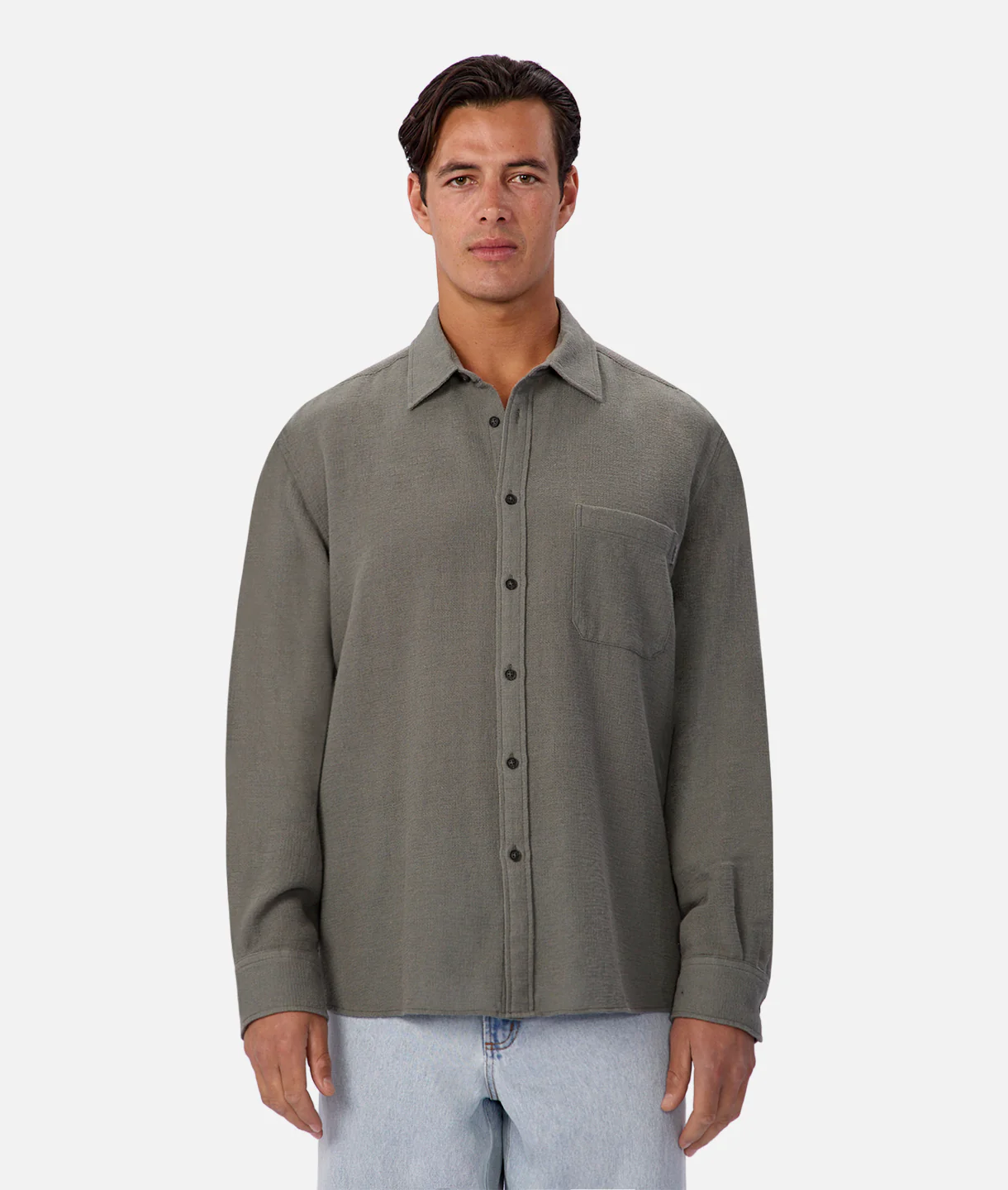 The Marbella Long Sleeve Shirt - Everglade