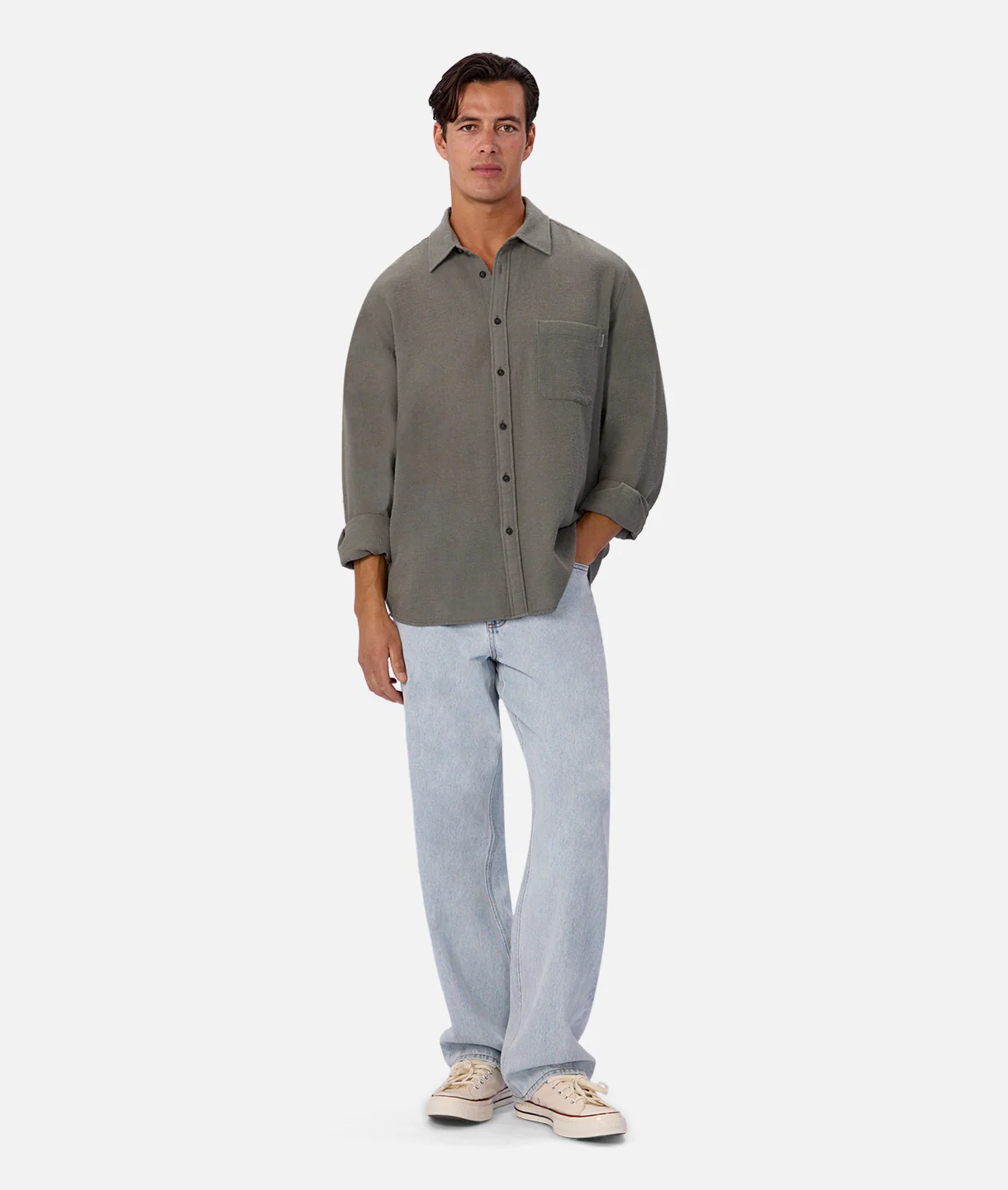 The Marbella Long Sleeve Shirt - Everglade