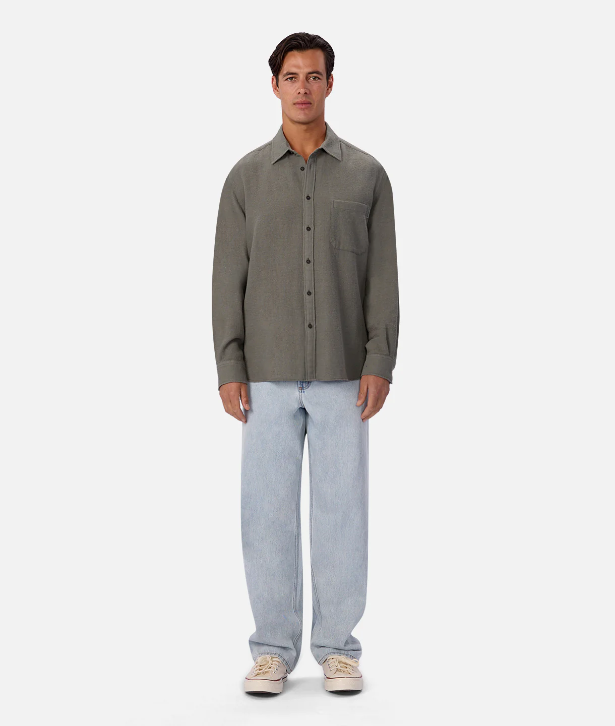 The Marbella Long Sleeve Shirt - Everglade
