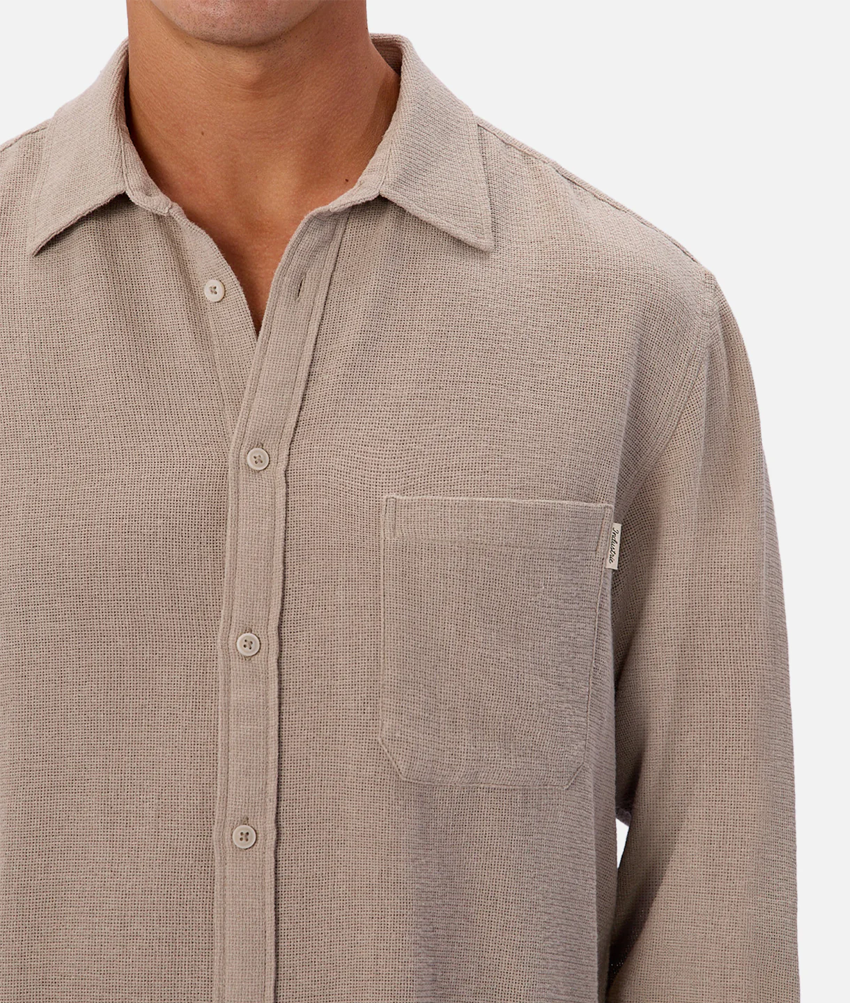 The Marbella Long Sleeve Shirt - Rhino