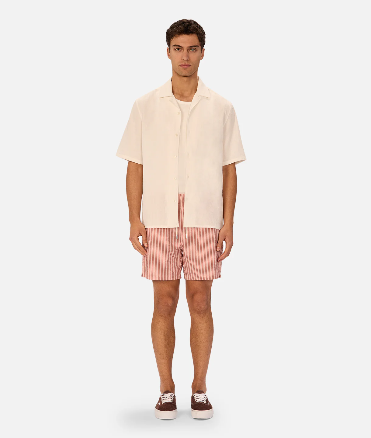 The Marbella Short Sleeve Shirt - Cream