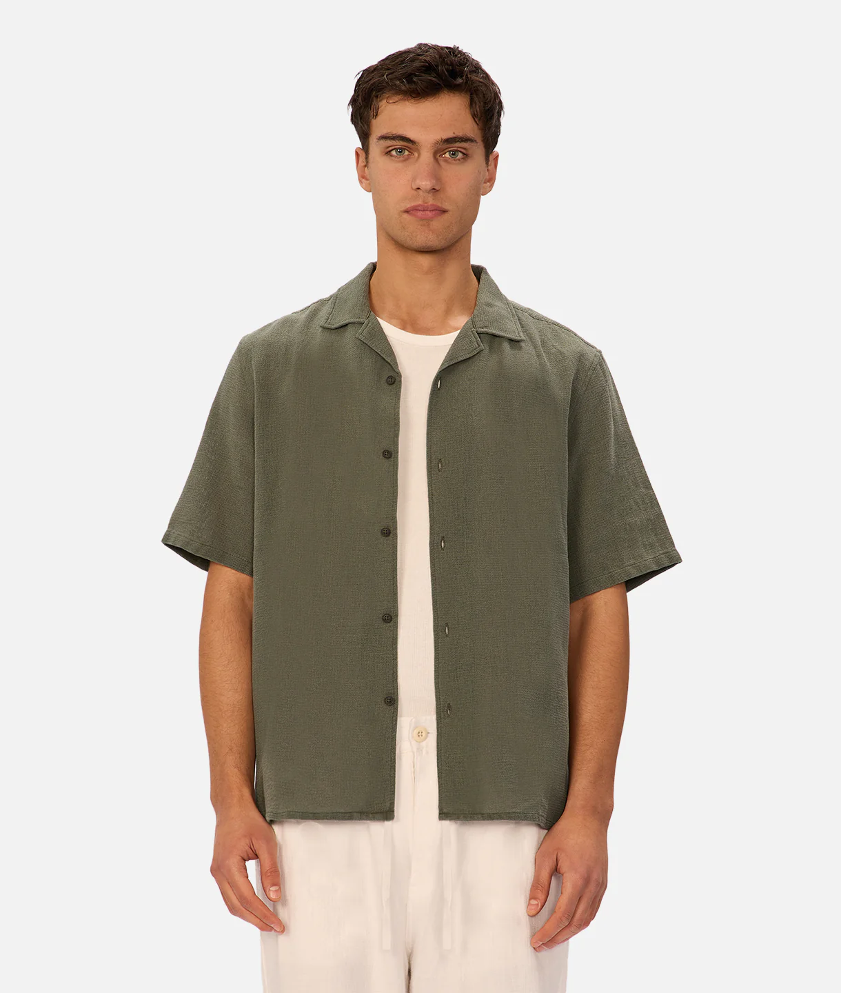 The Marbella Short Sleeve Shirt - Everglade