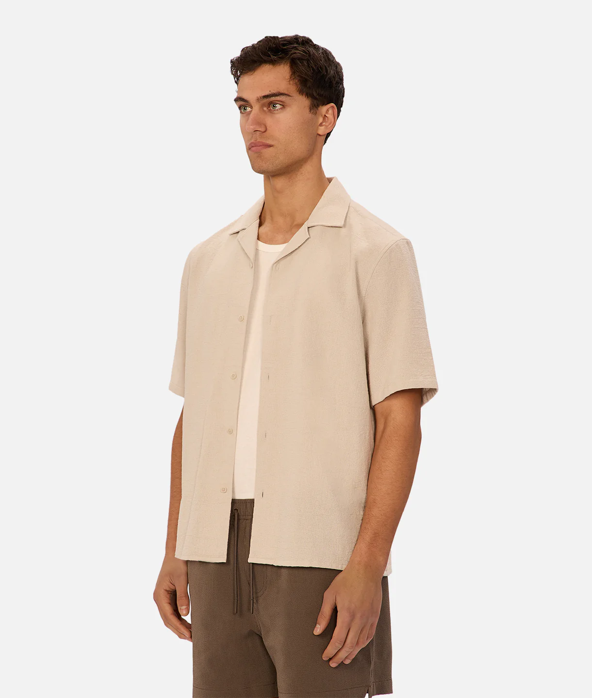 The Marbella Short Sleeve Shirt - Grain