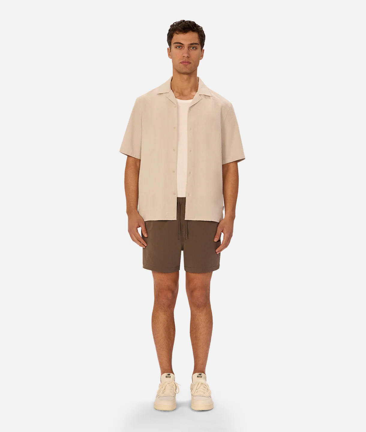 The Marbella Short Sleeve Shirt - Grain