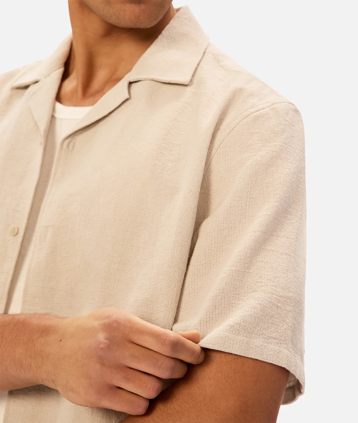 The Marbella Short Sleeve Shirt - Grain