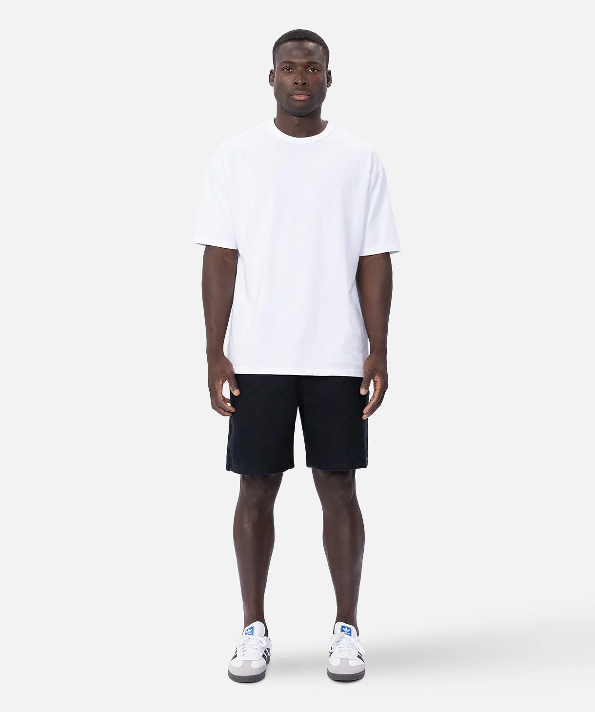 The Marina Linen Short - Black