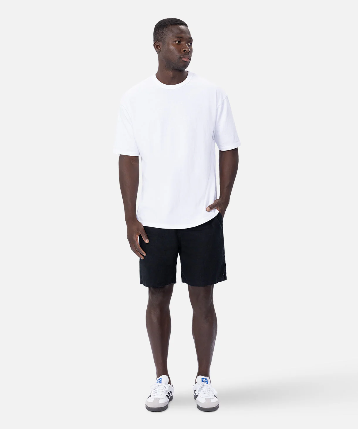 The Marina Linen Short - Black