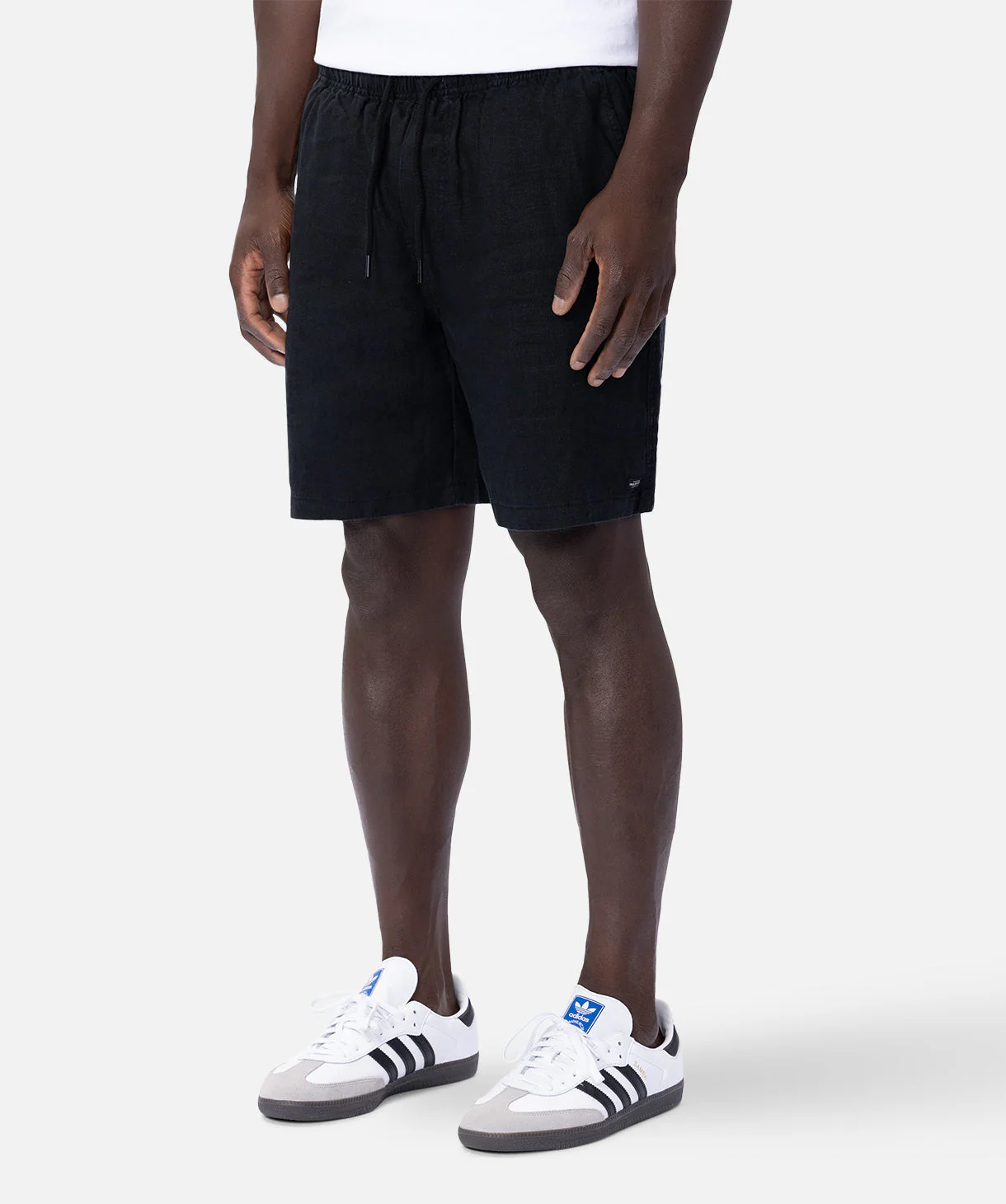 The Marina Linen Short - Black