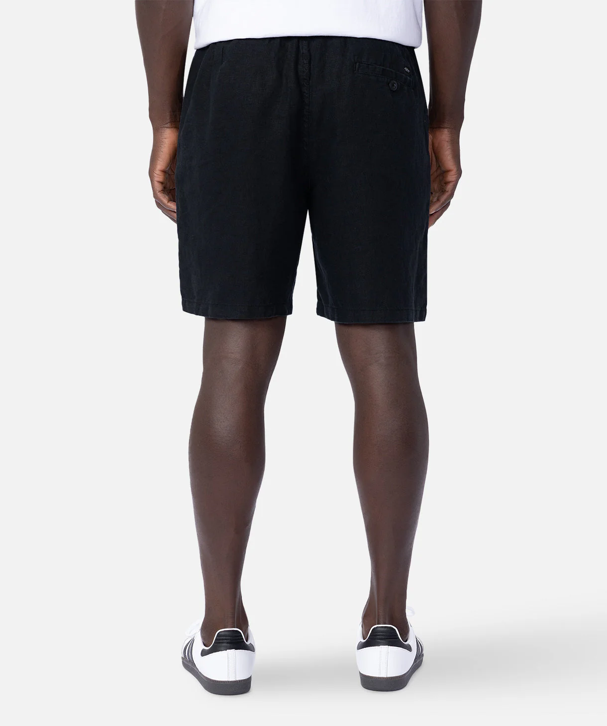 The Marina Linen Short - Black