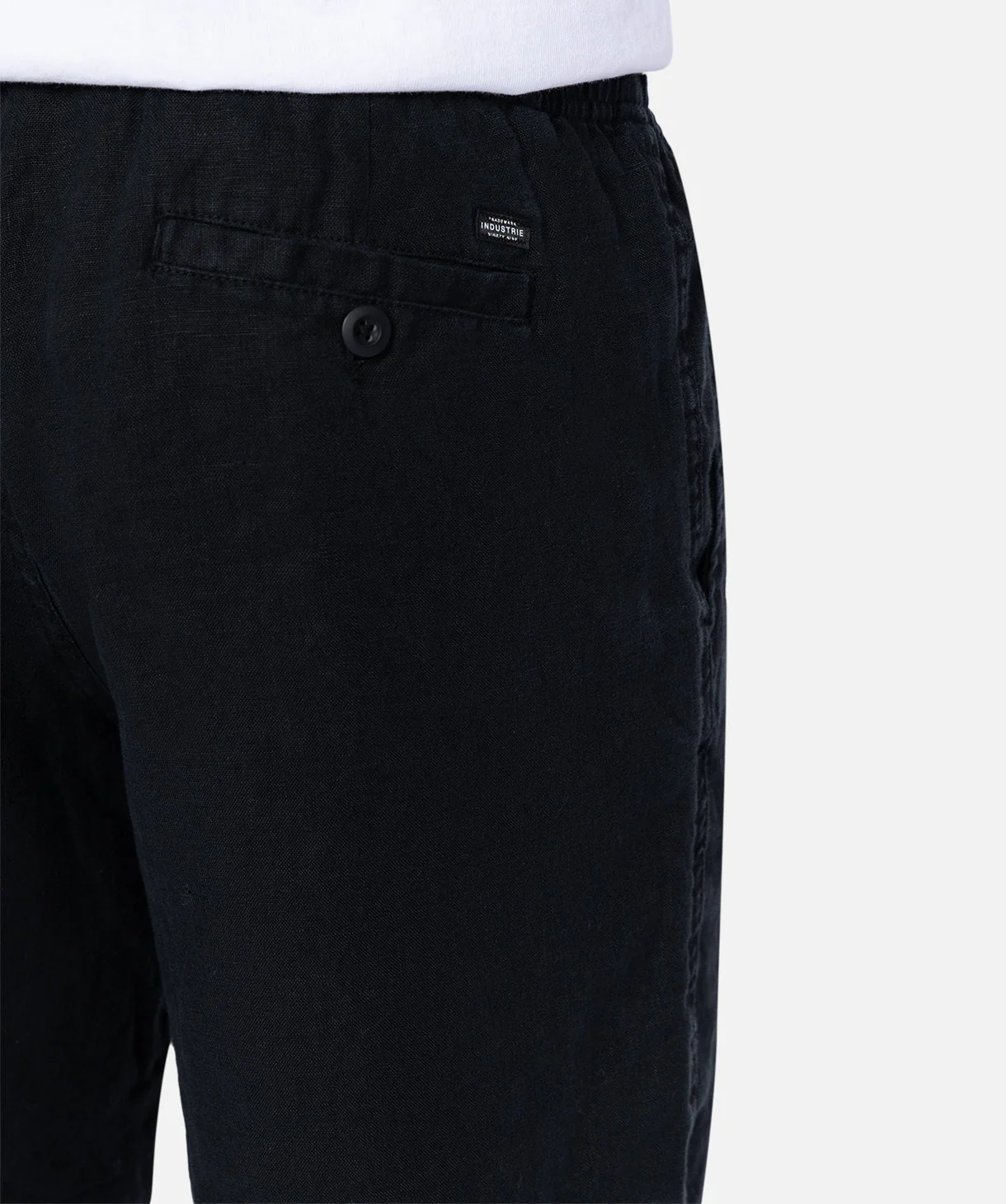 The Marina Linen Short - Black