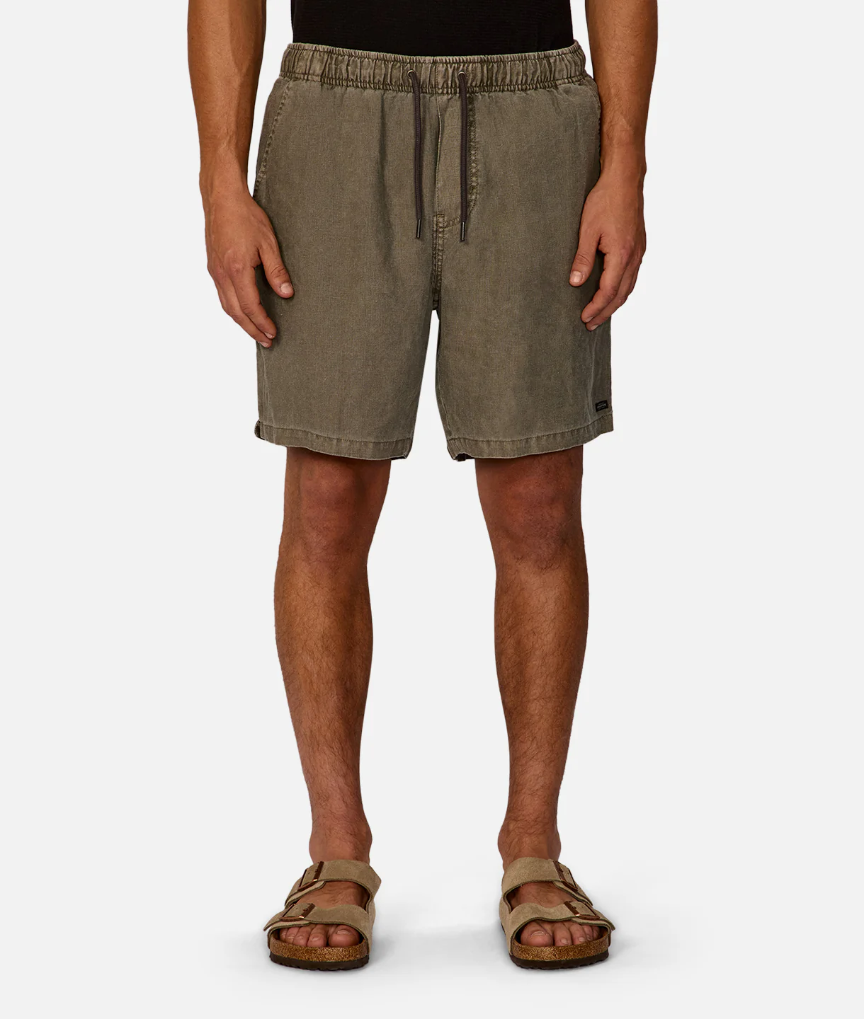 The Marina Linen Short - Shamrock