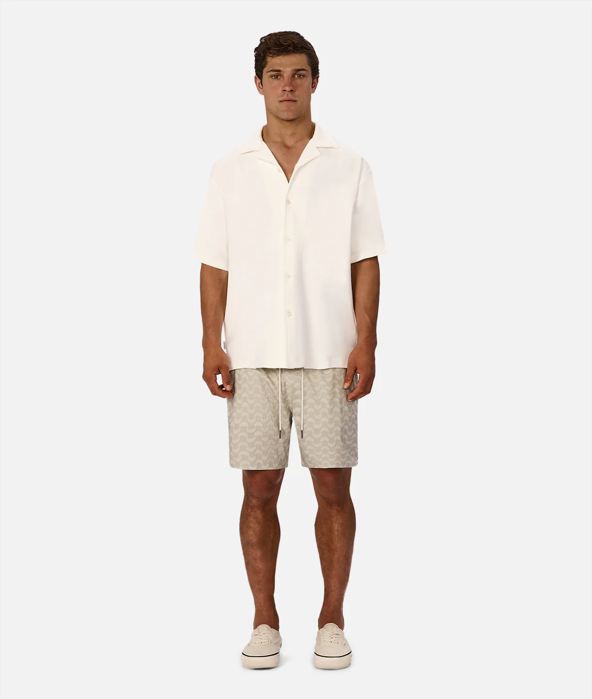 The Mercer Short Sleeve Shirt - Blanc