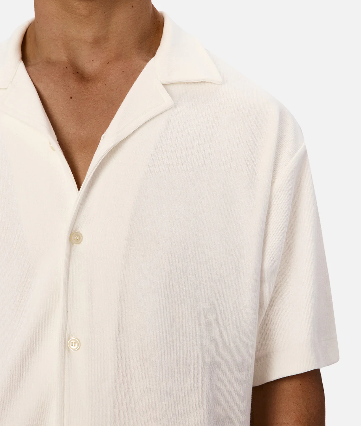 The Mercer Short Sleeve Shirt - Blanc