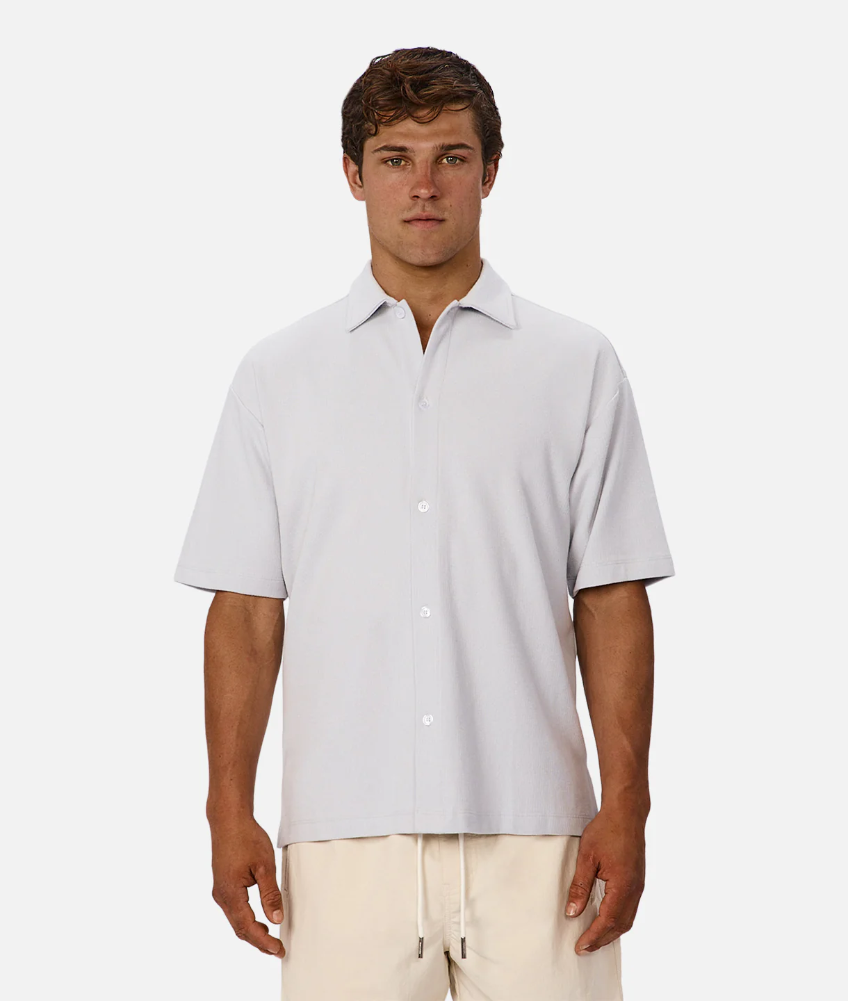 The Mercer Short Sleeve Shirt - Cloud
