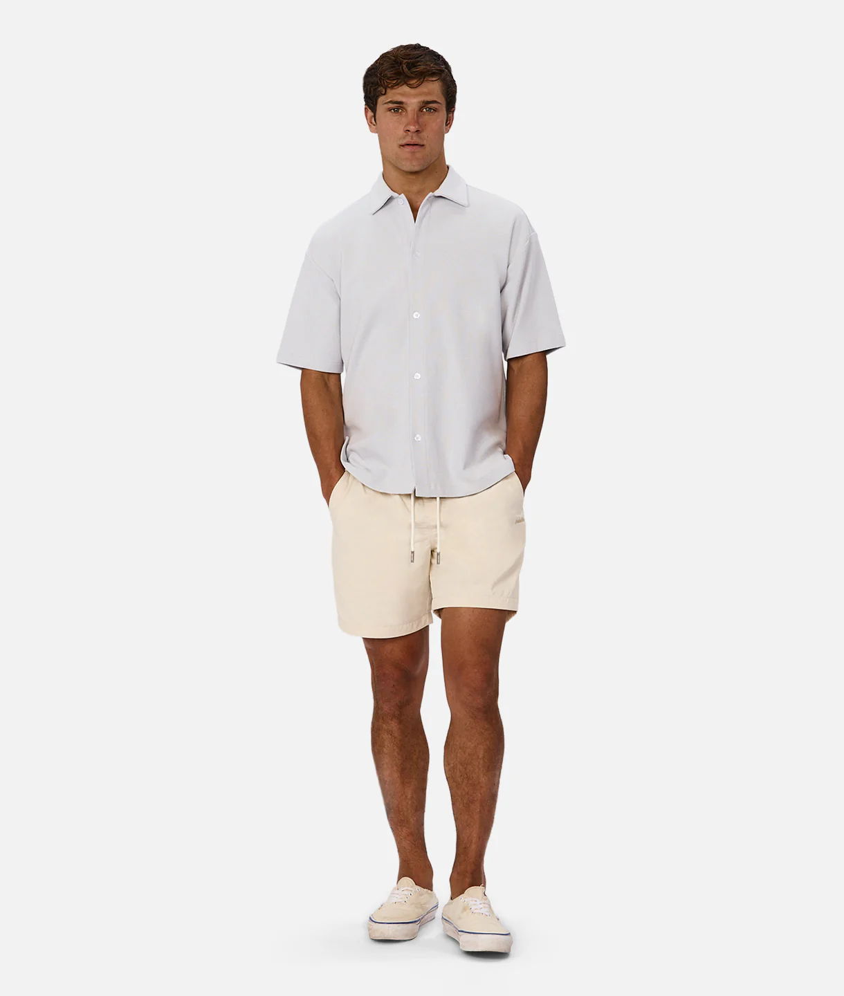 The Mercer Short Sleeve Shirt - Cloud